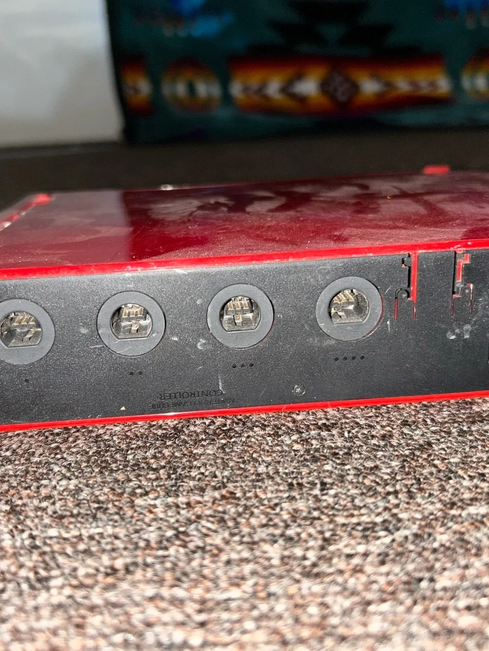 Nintendo Red Wii Console - Slim Front-Loading